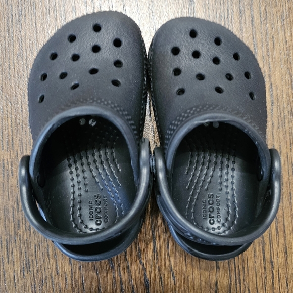 Crocs Classic Clog-T Black Infants Size 4C NEW - Picture 5 of 12